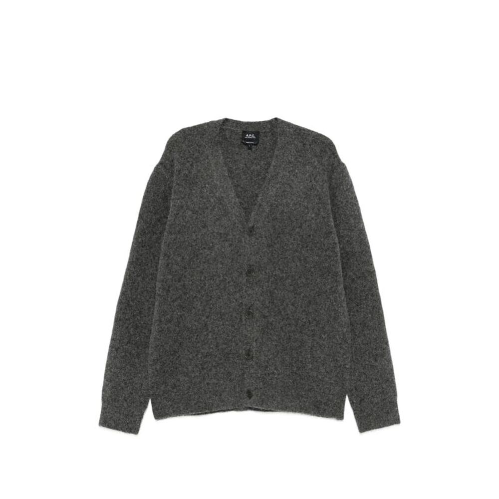 A.P.C. Grey Sweaters & Knitwear - Cardigans Men